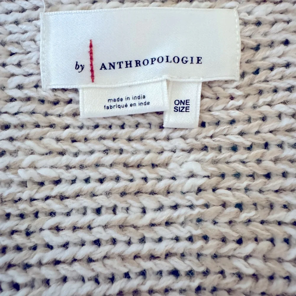 Anthropologie Boho oversized long fringe sweater. One size - Picture 7 of 11